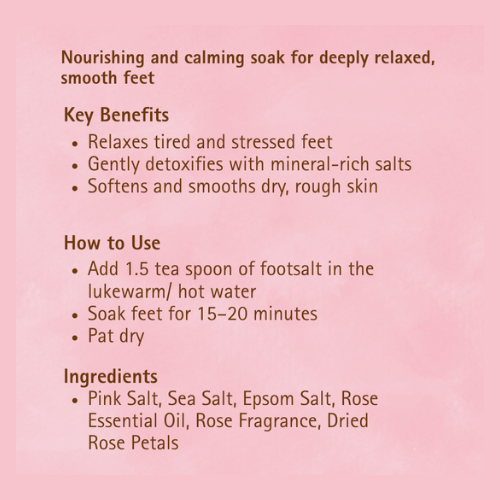 Nourra Rose Foot Soak 🌹