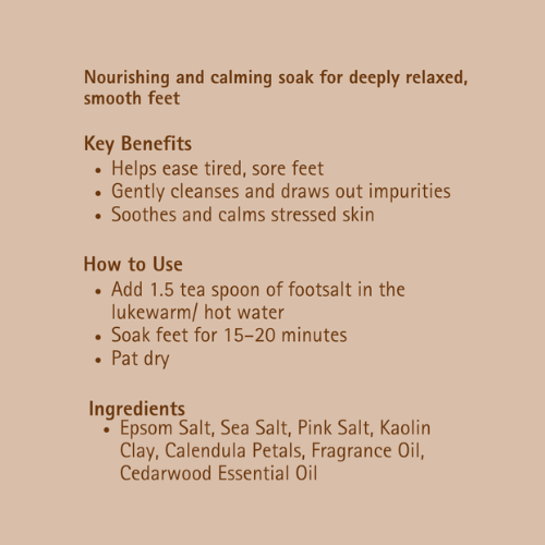 Nourra Sandalwood Foot Soak 🤎